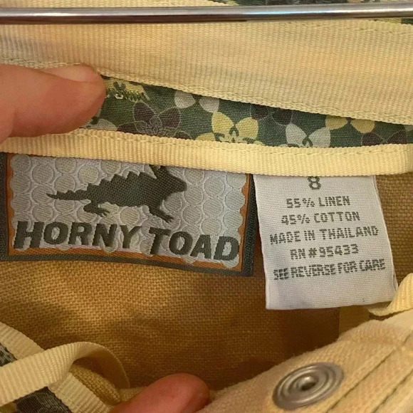 Horny Toad Linen Blend Short Aline Woven Skirt - Picture 6 of 6